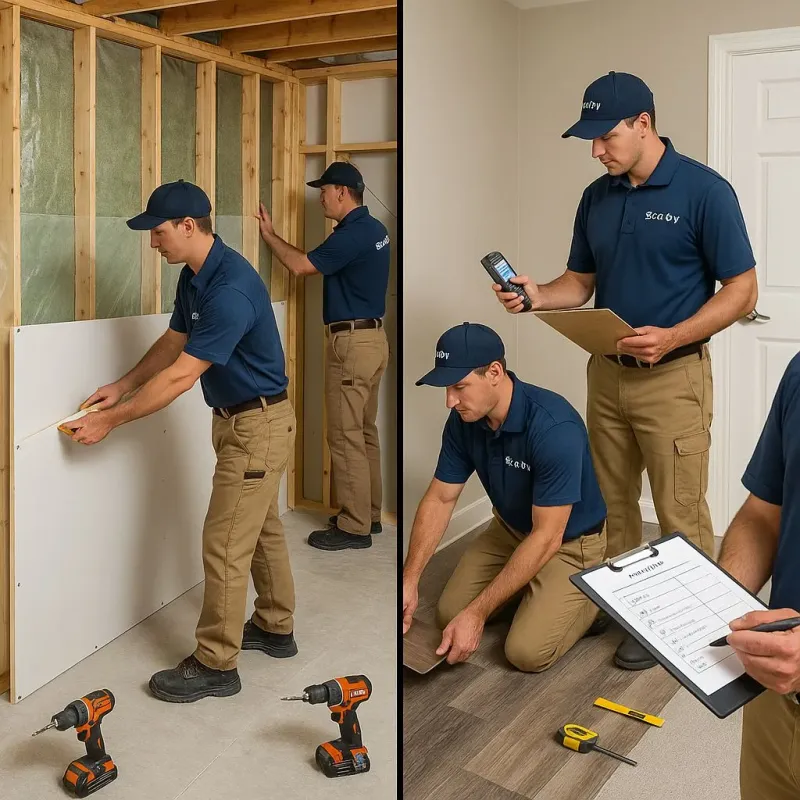 Repairs and Reconstruction process in League City, TX